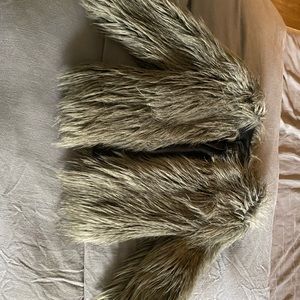 Guess fur coat